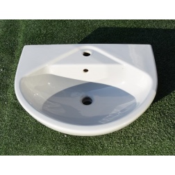 S PORCHER Lavabo 60 X 49 Colonne KHEOPS 2 Gris Manhattan - P1500 06