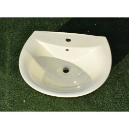 S PORCHER Lavabo 60 X 49 et Colonne KHEOPS 2 Camomille - P1500 91