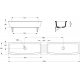 Lavabo AUGE 95 X 33 P 3100 01