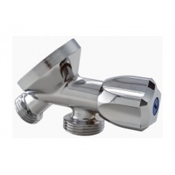 Robinet de machine à laver laiton mâle avec applique 55 mm - 1326004