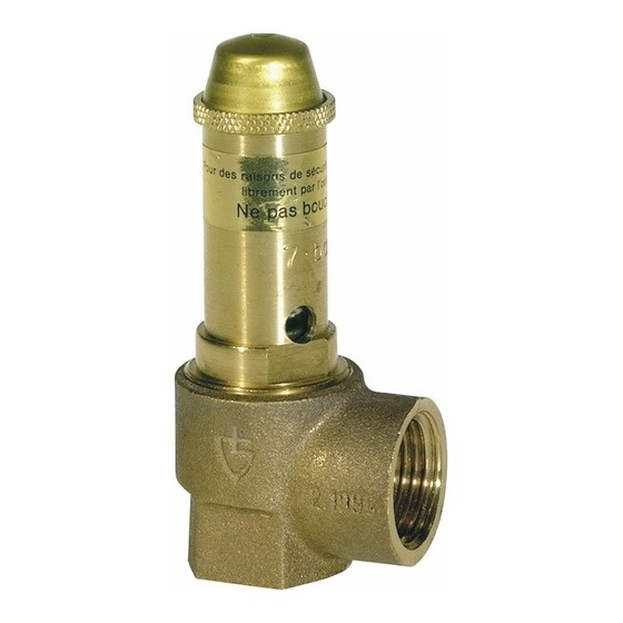Soupape de sureté fonte Chauffage 3 bars - F 1 - F 1