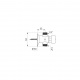 Robinet Tempostop Urinoir Droit M M 1/2 - 777 000