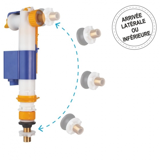 Robinet flotteur alimentation laterale & basse Ø 3/8 - 0900