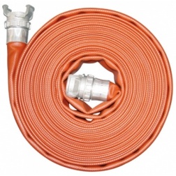 Tuyau souple 20 m CABLEX Ø 45 mm avec 2 demie raccord Alu serti