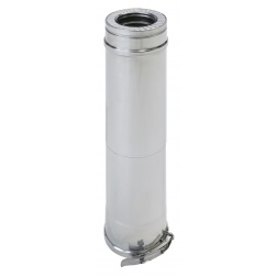 D/Parois isolé Inox 316/304 Ø 80 / 130 réglable 340 à 550