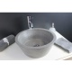 Vasque à poser BLOOM en Pierre Gris ciment Ø 400 X 150 mm 