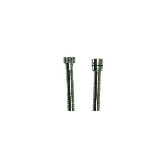 Flexible de douche métal chromé 2.00 m - Double Agraphage - F1/2 - F1/2