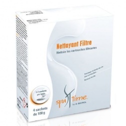 SPA TIME Nettoyant Filtre 4 X 100 g