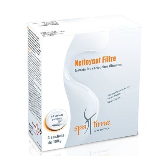 SPA TIME Nettoyant Filtre 4 X 100 g