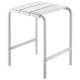 Tabouret ALU de Douche 400 X 360 X Ht 480 embout plastique