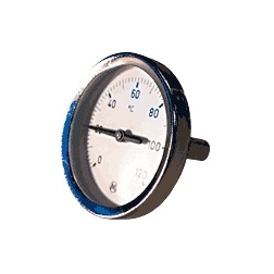 Thermomètre plongeur Axial 0 à 120° Horizontal Ø 15x21 F