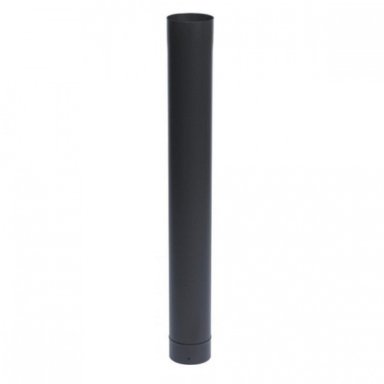 Tuyau de 1.00 m émaillé Noir Mat Ø 125