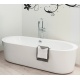 Baignoire 1700 x 800 mm Acrylique renforcé Ep 3.5 mm OLERON Blanc 