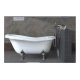 Baignoire 1700 x 750 mm Acrylique renforcé Ep 12 mm RETRO 1900 Blanc 