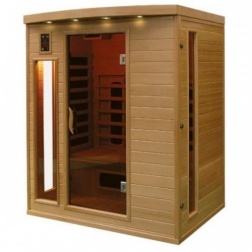 Sauna à infrarouge Bois Canada Hemlock 2070 w 3 Pers - SEK-CP3