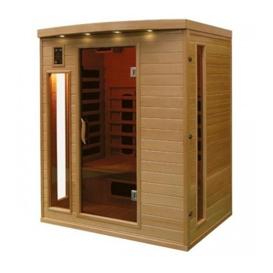 Sauna à infrarouge Bois Canada Hemlock 2070 w 3 Pers