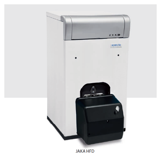 Chaudiere Fioul fonte 28.1 kw cheminée + bruleur JAKA HFD30
