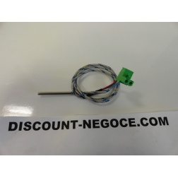 Thermocouple / sonde de fumée type J pour poêle Edilkamin - R1031310