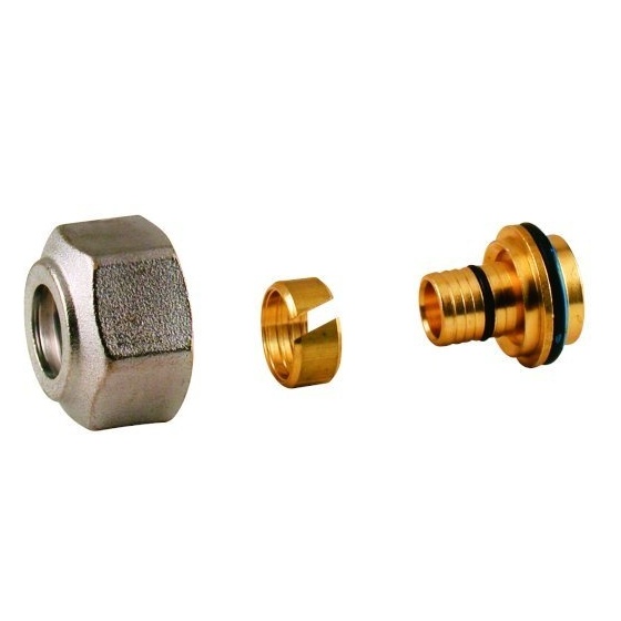 Raccord pour tube PER / PB /PE-RT 18 X (16/13 ) pour collecteur PC