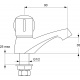 Robinet simple ULYSSE D1625AA pour Lave-Main E F -- Clapet Guidé