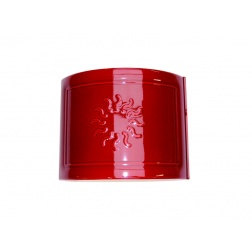 Flanc latéral en céramique rouge pour poêle Edilkamin Top Line - R292790