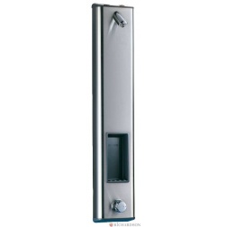 Panneaux Douche de Face Inox Satiné avec porte-savon