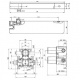 Ensemble Douche encastrable Thermostatique livré complet 43TAB690TH Chromé