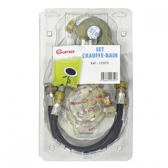 Set Chauffe-Bain Butane Débit 2.6 kg 28 mb - 12275