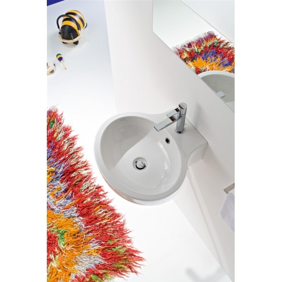 Lavabo à poser ou suspendu PLANET 48 x 47 Blanc - Art 8110