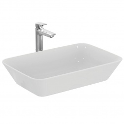 Vasque en grès à poser Ideal Standard Connect Air 60 x 40 blanc - E034801