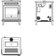 Poêle à Pellet 8 kw LILLE Fonte noire bouchardé - 804860