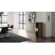 Poêle Pellet 8 kw EVIA Flancs acier Bronze - 807150