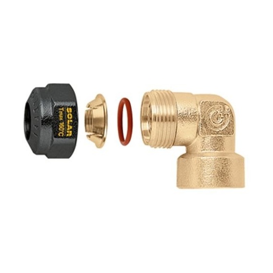 Coude Femelle pour circuit solaire CU 22 - F 20 X 27 - 254852