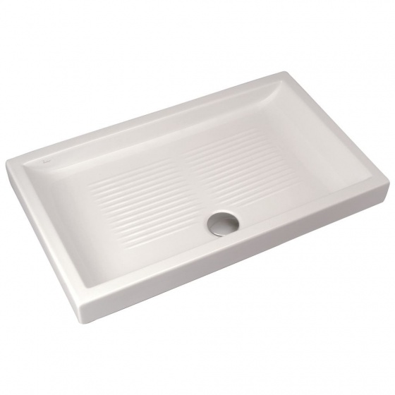 Receveur à poser UNAH 120 X 80 X 11 Blanc - J3508 01