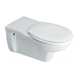 Cuvette suspendue Porcher Matura rallongé sans abattant blanc - P243001