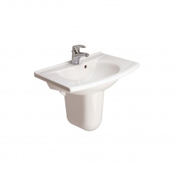 Lavabo MATURA 65 X 50 avec Trop-plein P1363 01 Blanc