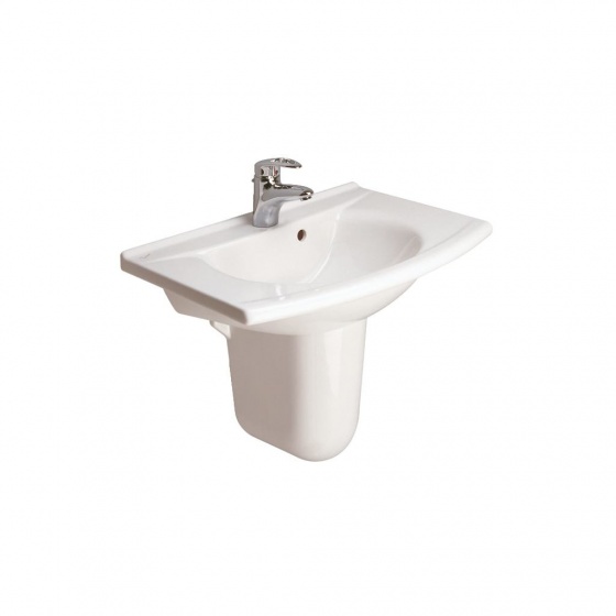 Lavabo MATURA 65 X 50 avec Trop-plein P1363 01 Blanc