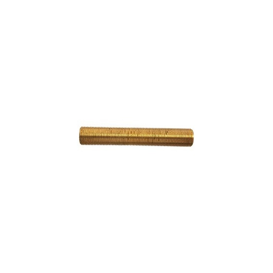 Tube fileté laiton de 10 cm