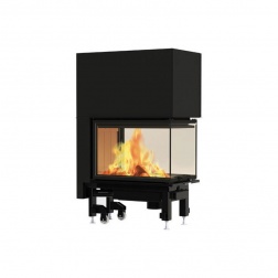Cheminée à bois WINDO3 P50 Vitre sur 3 cotés 12 kw