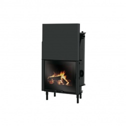 Thermocheminée à bois Edilkamin H2 OCEANO/CS 15 Kw - 738170