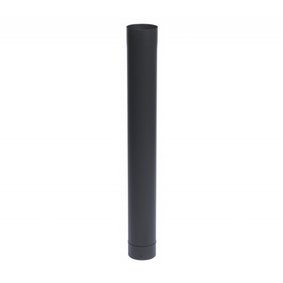 Tuyau de 1.00 m émaillé Noir Mat