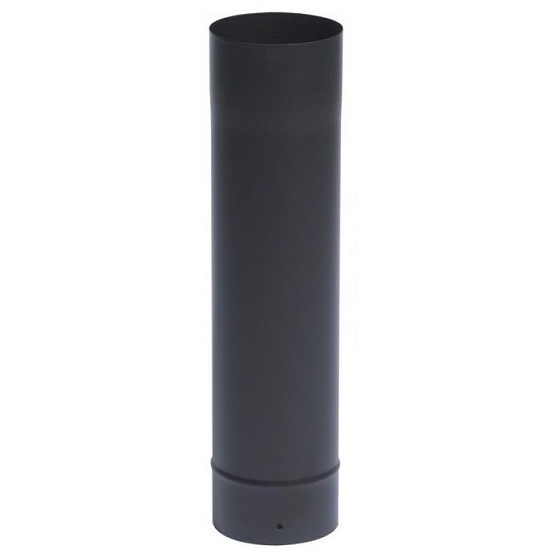 Tuyau de 50 cm émaillé Noir Mat