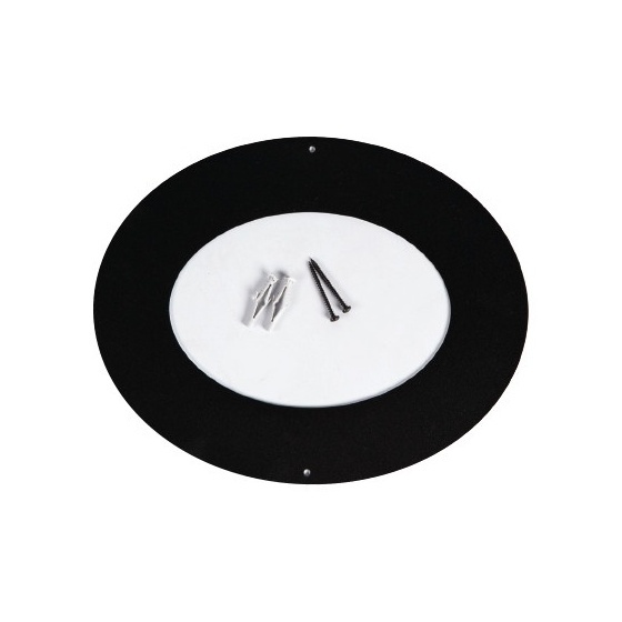 Rosace Elliptique 45° Noir Mat