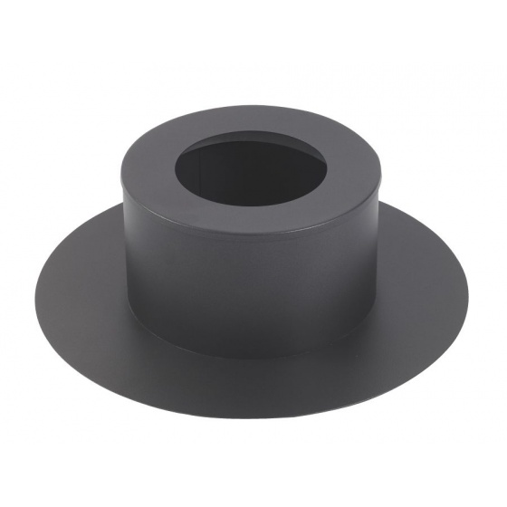 Cache conduit rond noir de Ø 80 mm - 482880