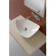 Lavabo KONG 50 à poser 48 X 39 Blanc - Art 8051