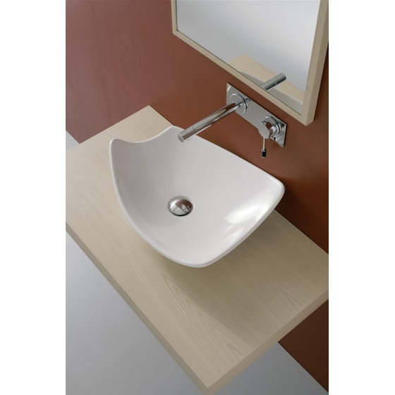 Lavabo KONG 50 à poser 48 X 39 Blanc - Art 8051