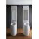 Lavabo PLANET au sol Ø 54 x Ht 105 cm Blanc - Art 8104