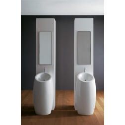 Lavabo PLANET au sol Ø 54 x Ht 105 cm Blanc - Art 8104