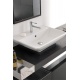 Lavabo THIN-LINE KYLIS R à poser 62 X 44.5 Blanc - Art 8046/R