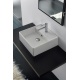Lavabo TEOREMA 46R à poser ou suspendu 46 X 46 Blanc - Art 8031/R